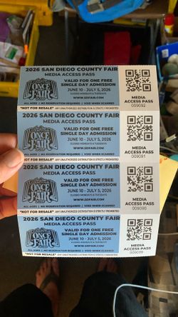 2026 Fair tickets 0$