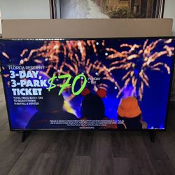 Vidao 65” TV 4K (NOT SMART) With New Remote Control. $130 Firm On Price
