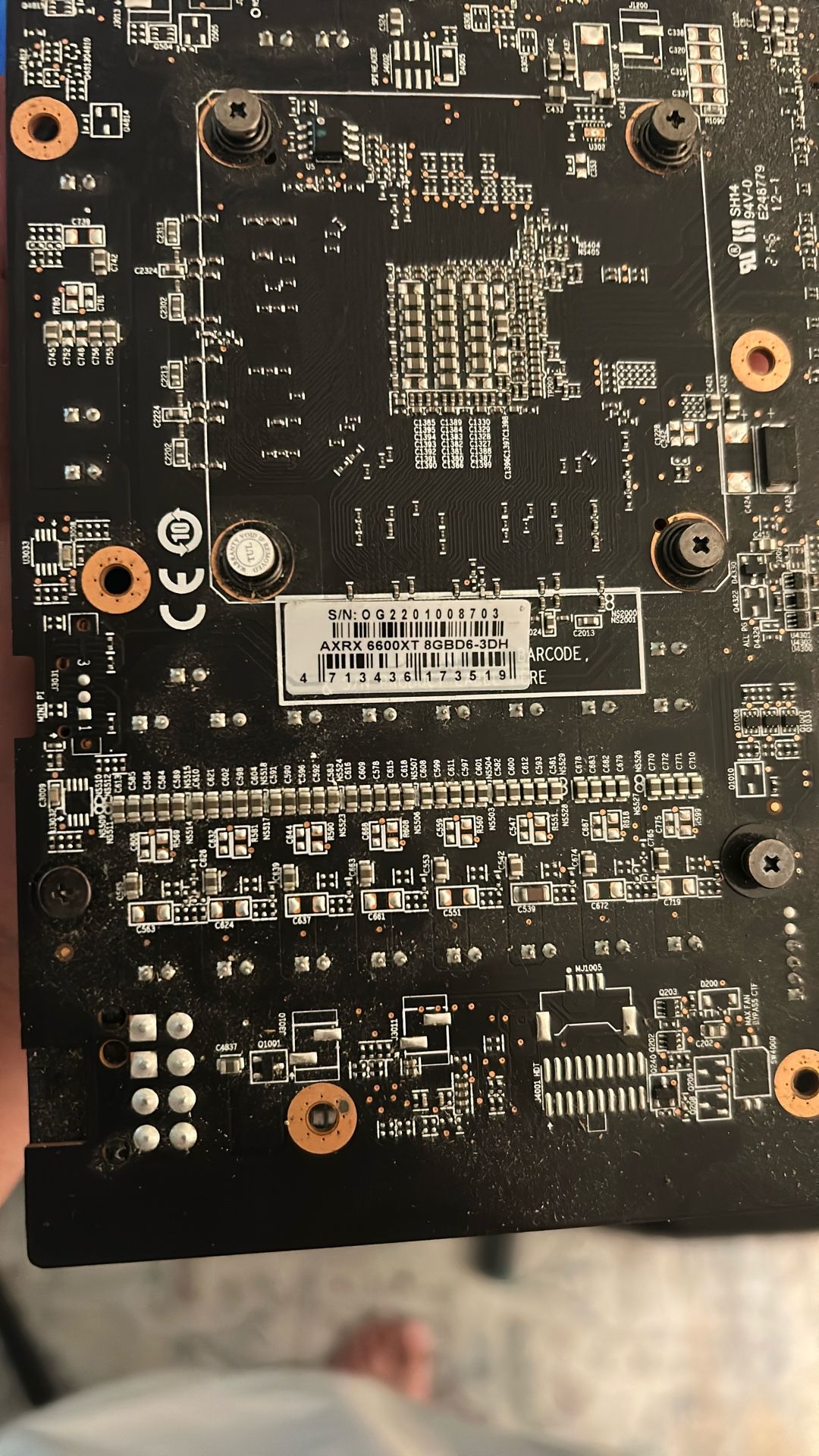 Graphics Card Rx 6600xt AMD