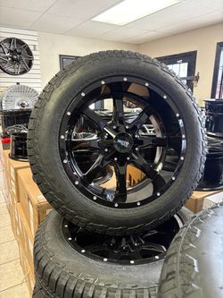 wheels 20' and tires for chevy silverado , ram 1500 , ford f-150, tundra 6 lugs