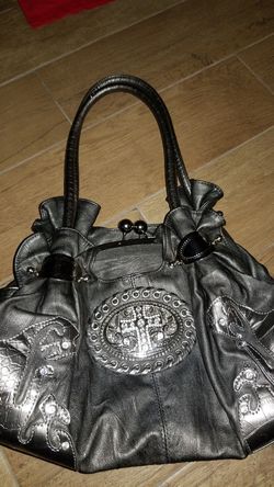Silver handbag