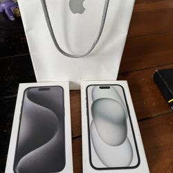 Empty Packaging - Apple Products 