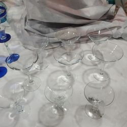 New Crystal Martini Set