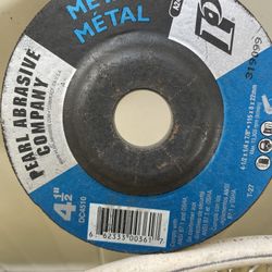 4.30 inch metal gritting discs, four dollars a piece