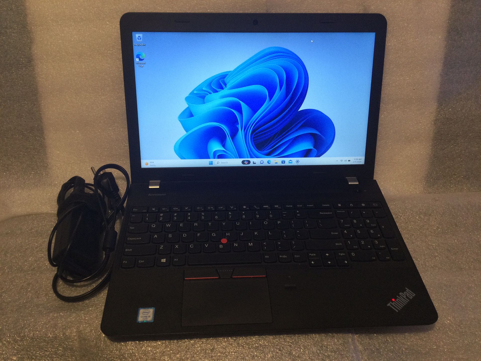 Business Lenovo ThinkPad E560 Core i5 8GB 500Gb Windows 11Pro, MS Office Pro W/ Power Supply