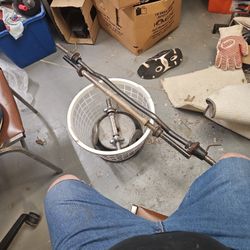 Steel weight set with three bars