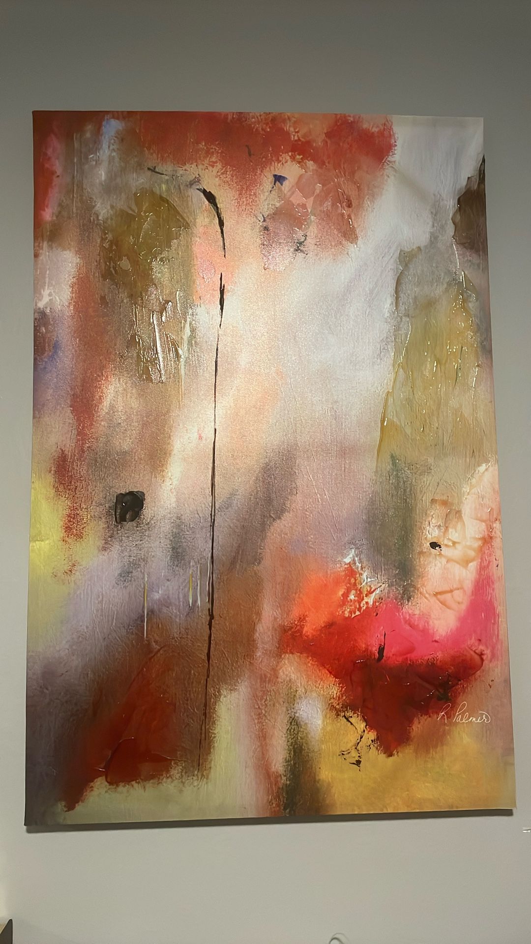 Abstract On Canvas .. R Palmer