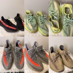 7 pares Adidas Yeezy originales – diferentes modelos/tallas – lote completo