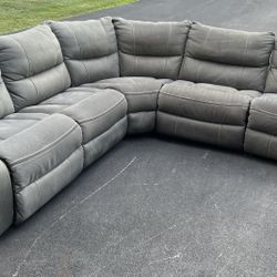 Electric Power Reclining Couch Set 