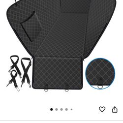 XL Dog Car Seat Cover BLACK
