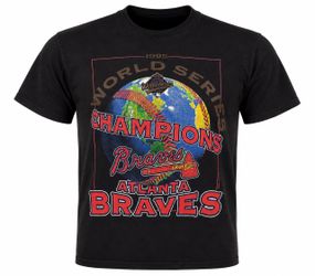 Vintage 1995 Atlanta Braves World Series Champions Starter T-Shirt MLB Medium
