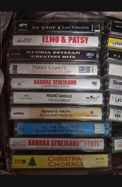 Any Music Cassette $3 Each.  Everything $40