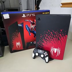 Spider Man Playstation With Case Amd Controller