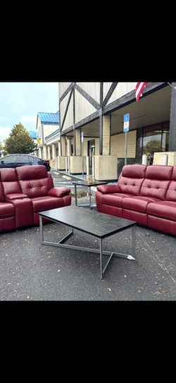 Coffee table and end table on box