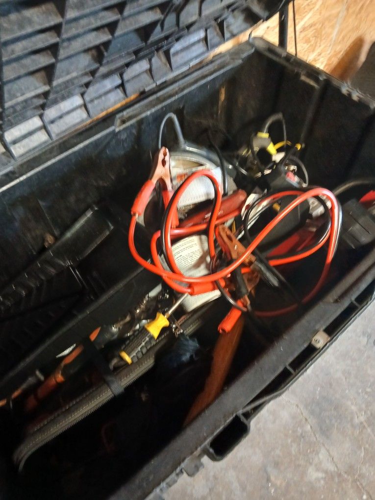Tool Box With A Cart Alot Of Tools With A Tool Bags With Tools