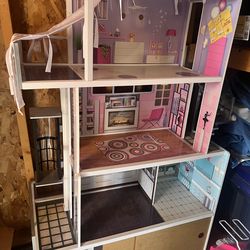 Wooden doll house