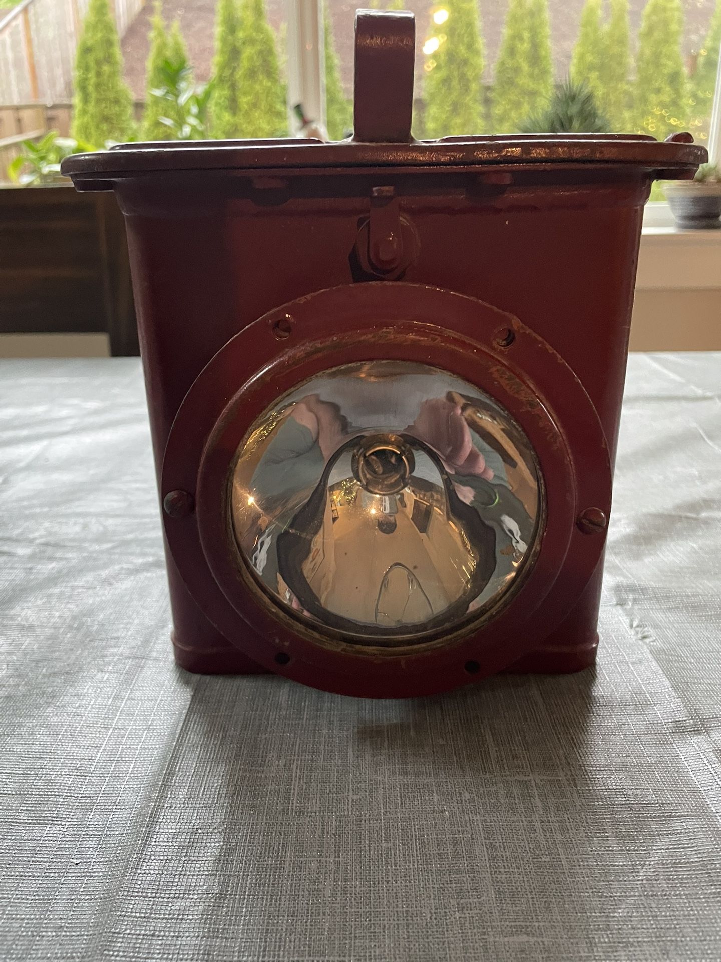 Vintage Red Railroad Lantern