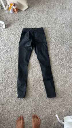 Black Coated Skinny Jeans
