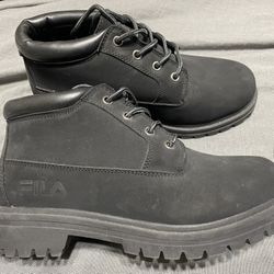 Fila Black Suede Boots, 8 1/2, Like New