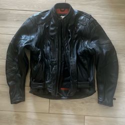 Harley Davidson, leather motorcycle jacket