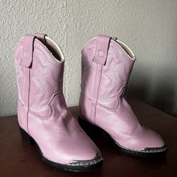$20 - Size US7 Girls Pink Durango Cowgirl Boots