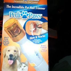 Pedi Paws Pet Nail Trimmer 