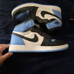 Jordan Air Jordan 1 Retro High OG University Blue Women Black White Blue