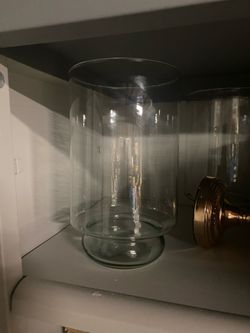 Large Glass Vases (2)