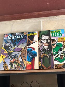 DC comics wall hangers