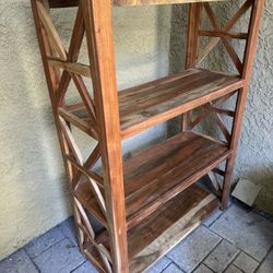 Wood Bookshelf 