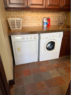GE washing machine and dryer
