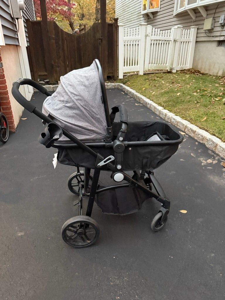 Babyjoy 2 In 1 Foldable Stroller