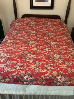 Vintage Ralph Lauren King Size Sheets In Danielle Marseille Pattern