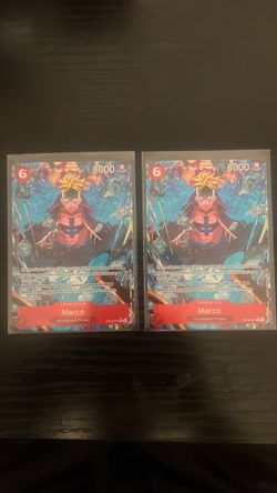 One Piece - Marco (Alt Art) OP16 for trade or sale. LF Pokemon