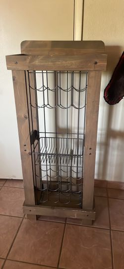 Wood wine rack