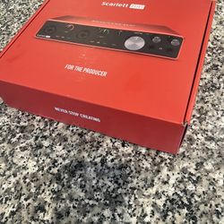 Focusrite Scarlett 8i6 3rd Gen USB Audio Interface – Like New, Barely Used 