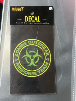 Zombie decal sticker