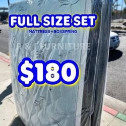 Full Size Mattress And Boxspring 