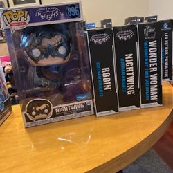 Gotham Knights Nightwing (10” ) + Nightwing & Robin + Wonder Woman 