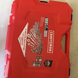 Craftman 189 Pieces Mechanic Tool Set Metric And Standard
