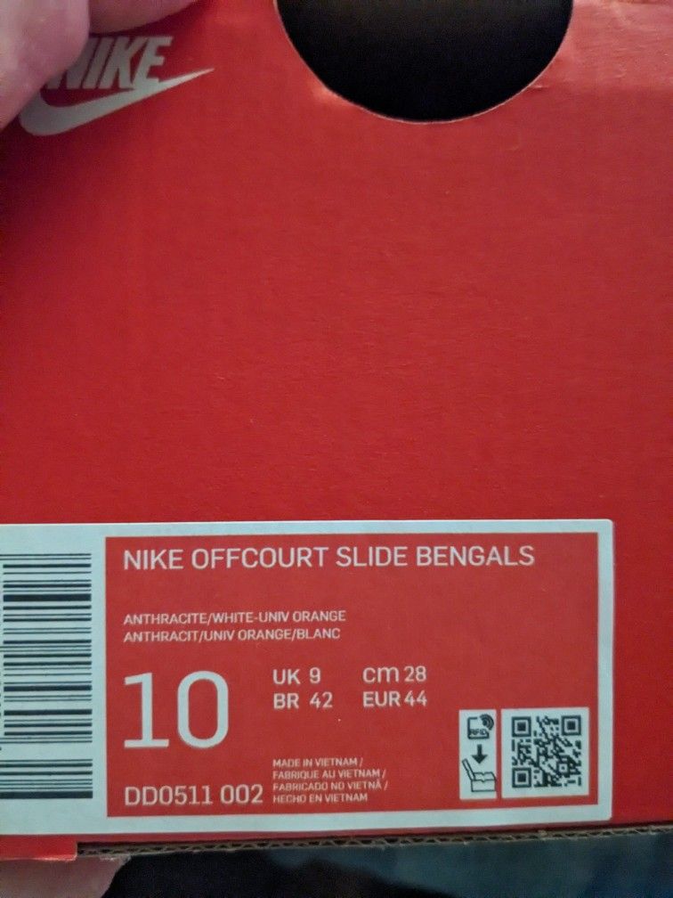Nike Cincinnati Bengals Slides