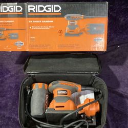 🧰🛠RIDGID 2.4 Amp Corded 1/4 Sheet Sander w/AIRGUARD Tech-LIGHTLY USED!-$30!🧰🛠