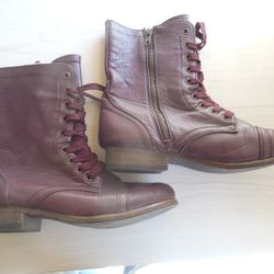 Women's Paratrooper Style Boots Sz: 7.5M