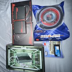 Ds18 Speakers and Tweeters+Amplifier ( Wiring Comes Free)