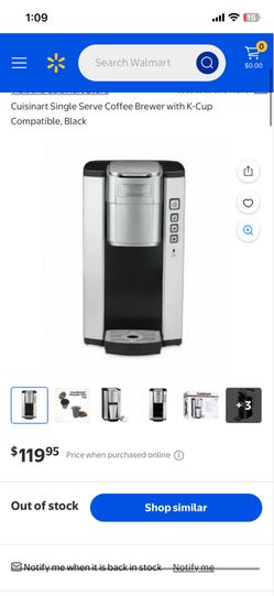 Cuisinart Compact single-serve coffeemaker