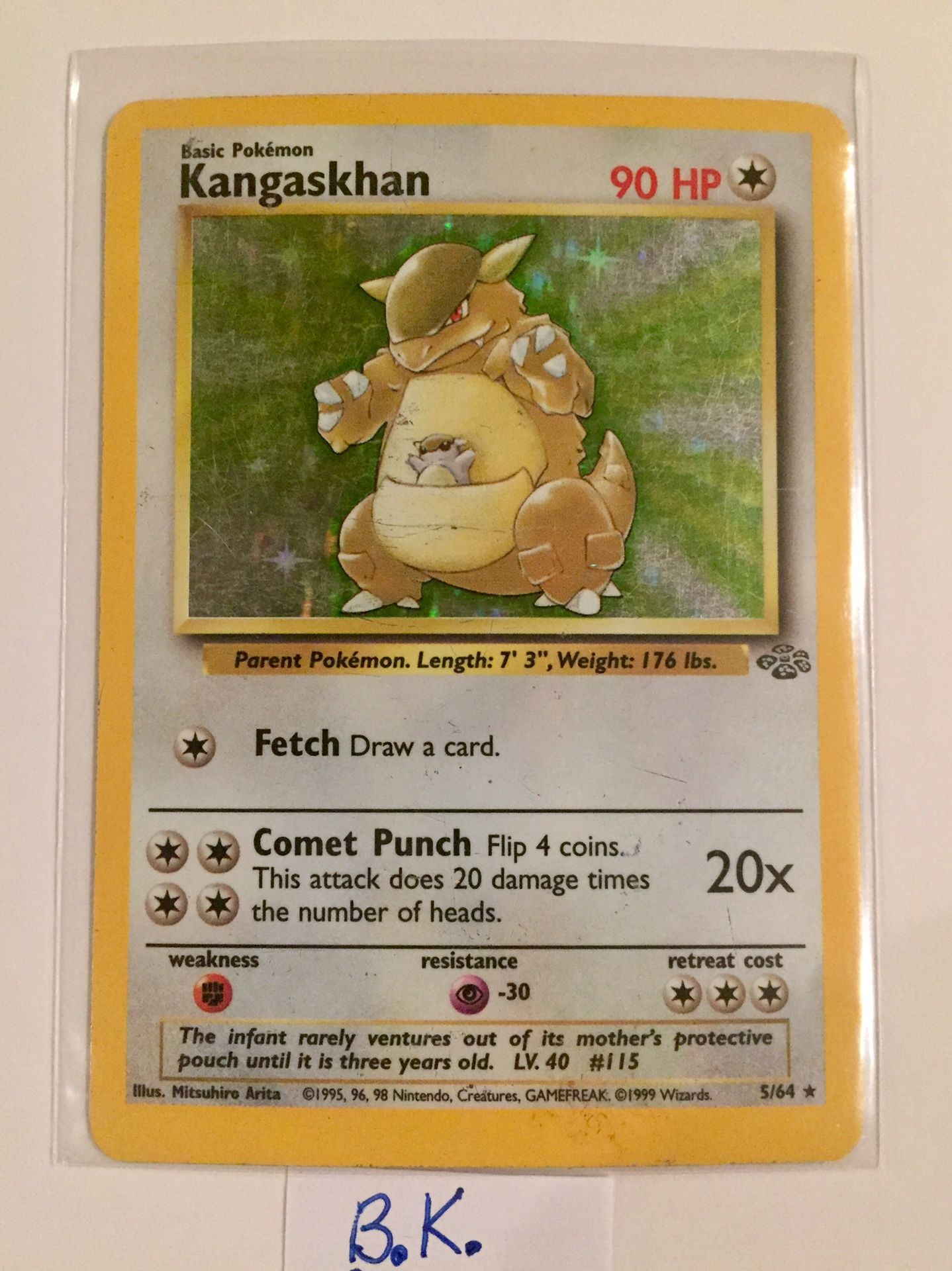 Kangaskhan Pokemon Card #5/64