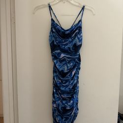 West Of Melrose Blue Dress