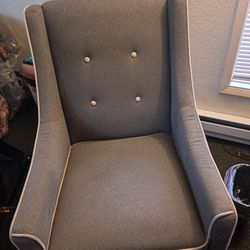 Chair with ottoman 