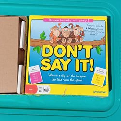 Don't Say It Card Game