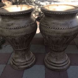 New Flower Pots Made Out Of Barro Size 32 inches Tall X 19 Inches Wide 